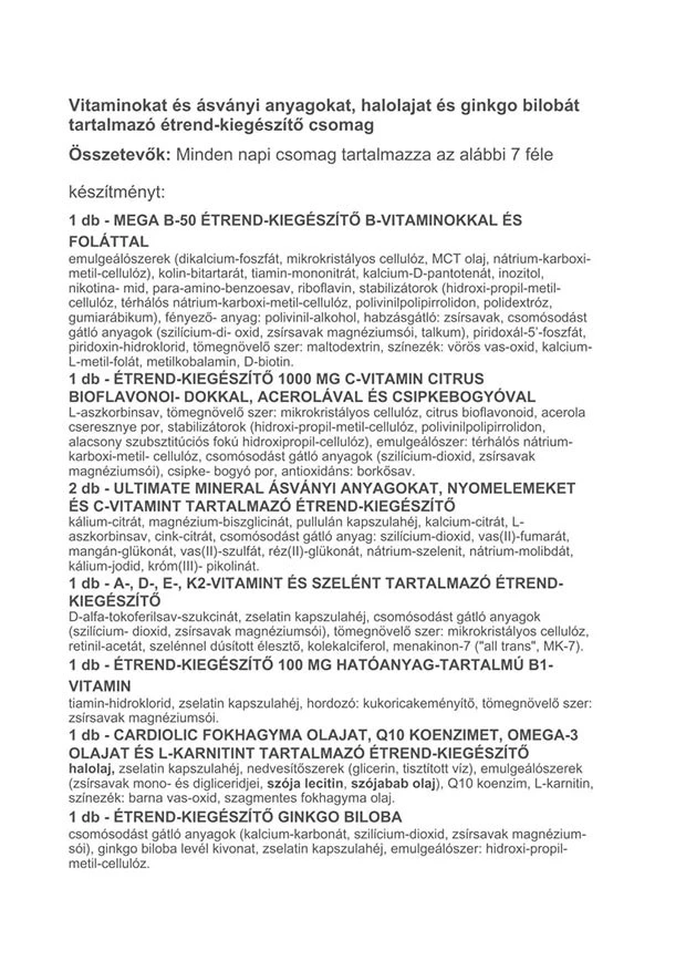 Vitaking – Multivitamin Senior Pack – 30 pakker - Image 2