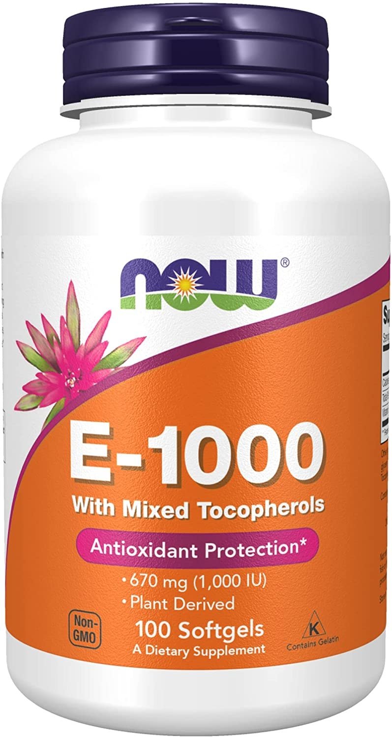 Vitamin E-1000 - Natural (Mixed Tocopherols) - 100 softgels