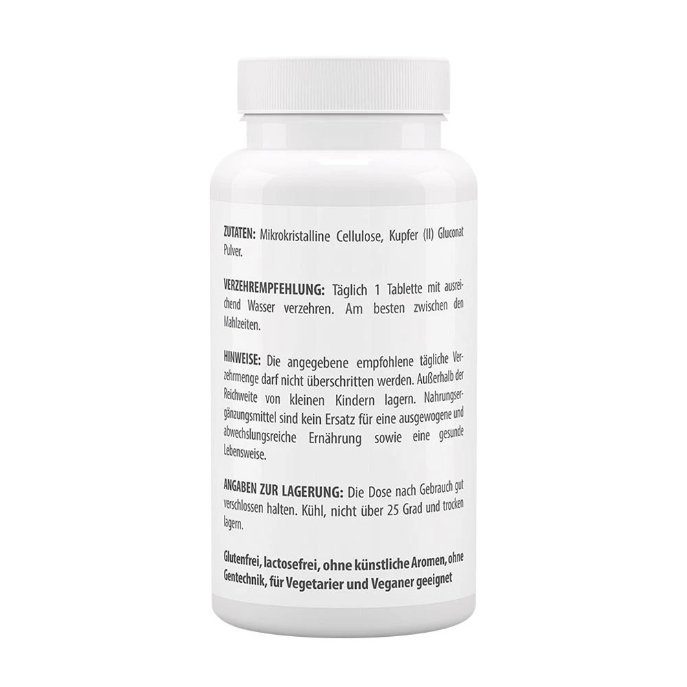 Vitaworld – Kobber 2 mg – 365 tablets - Image 3