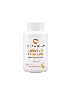 Vitaworld Frankincense + Curcuma (120 Capsules)