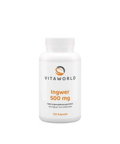 Vitaworld Ginger 500 mg (120 Capsules)