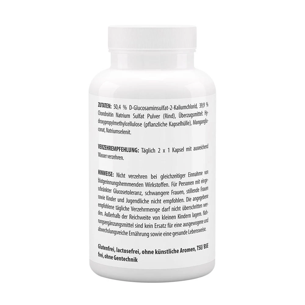 Vitaworld – Glucosamin 500 + Chondroitin 400 – 100 kapsler - Image 3