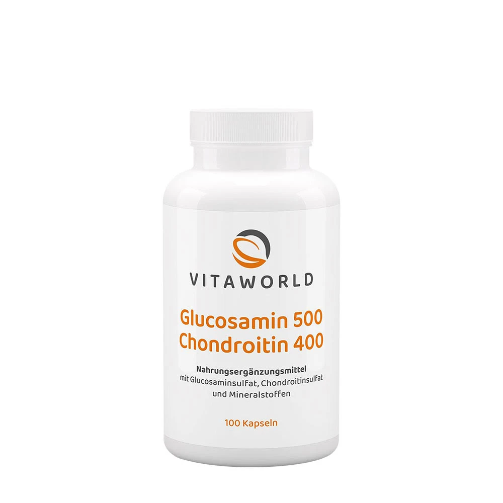 Vitaworld Glucosamine 500 + Chondroitin 400 (100 Capsules)