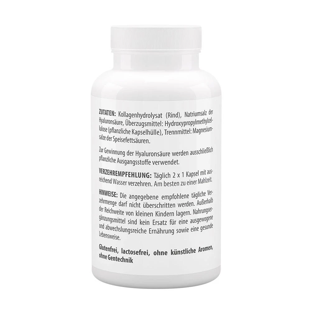 Vitaworld – Hyaluronsyre 100 + Kollagen 400 – 120 capsules - Image 3