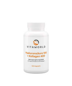 Vitaworld Hyaluronic Acid 100 + Collagen 400 (120 Capsules)