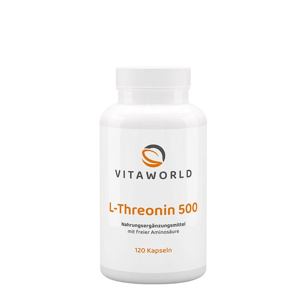 Vitaworld L-threonine 500 (120 Capsules)