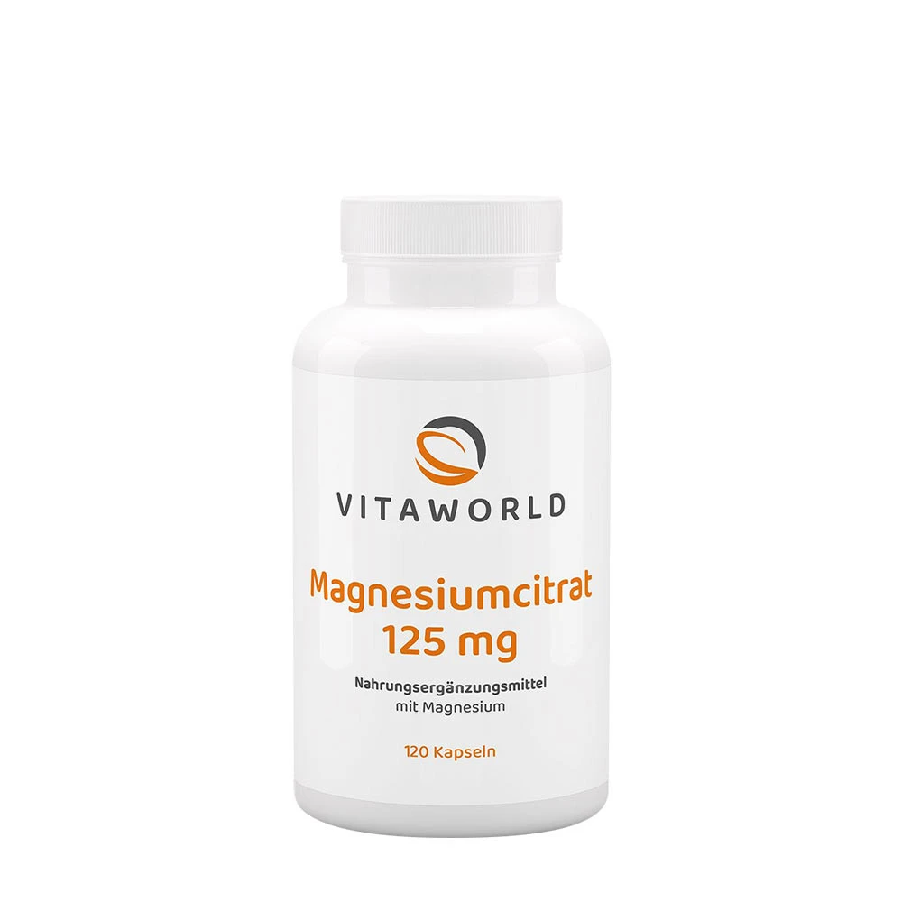 Vitaworld Magnesium Citrate 125 mg (120 Capsules)