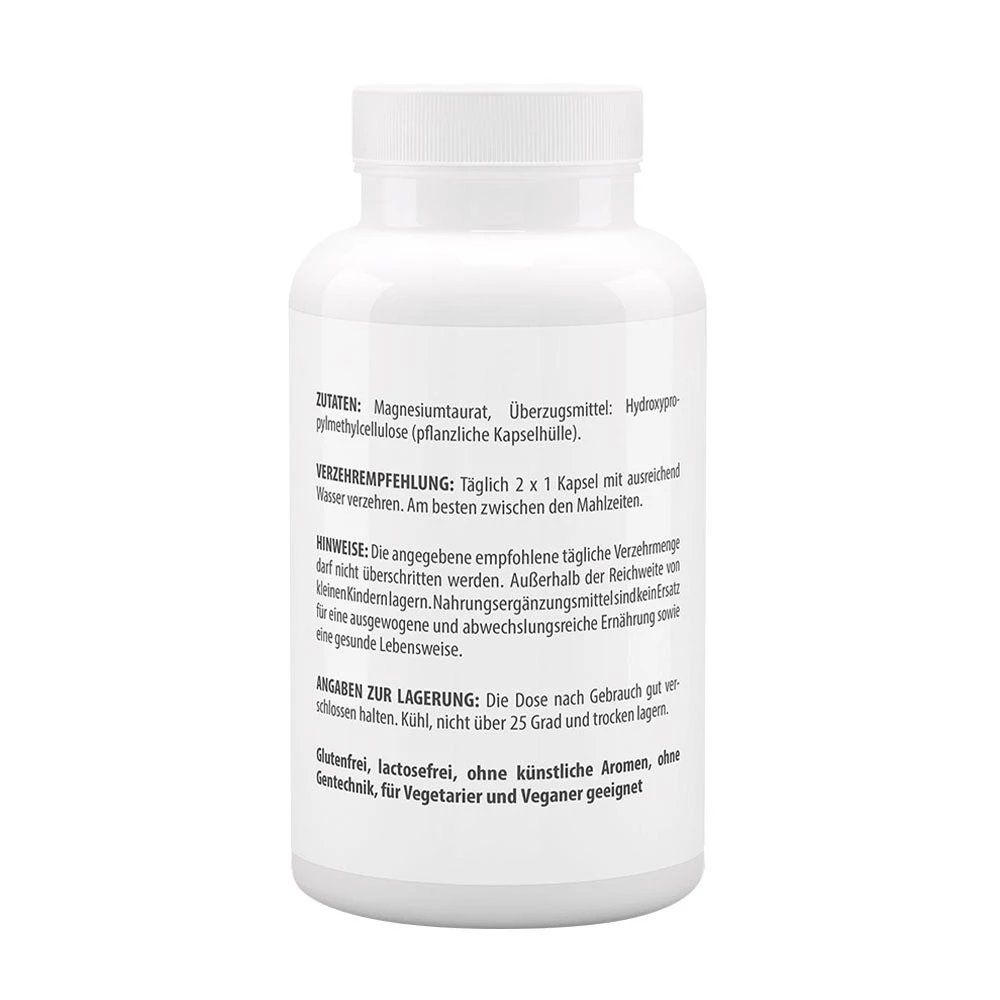Vitaworld – Magnesium Taurate – 120 capsules - Image 3
