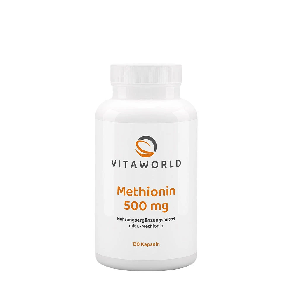Vitaworld Methionine 500 mg (120 Capsules)