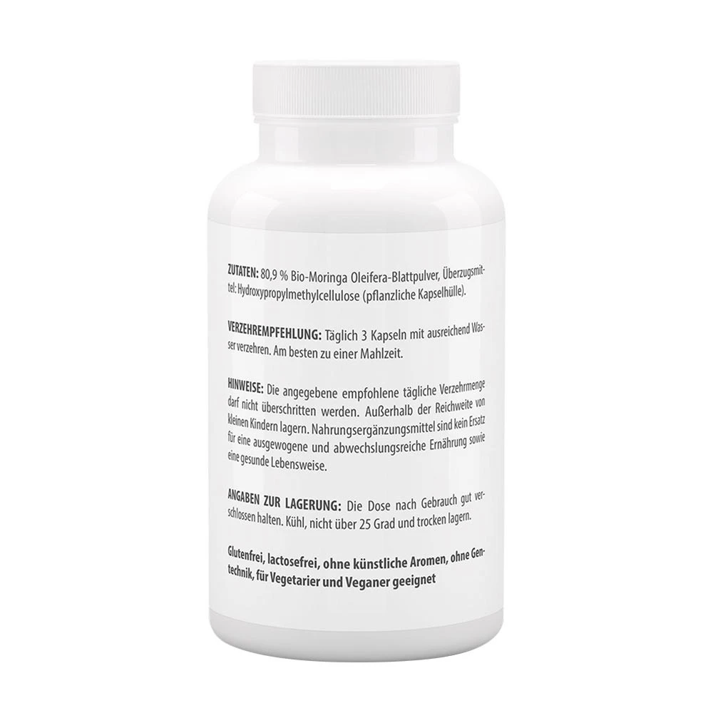 Vitaworld – Moringa Oleifera Organic 500 mg (120 capsules) - Image 3