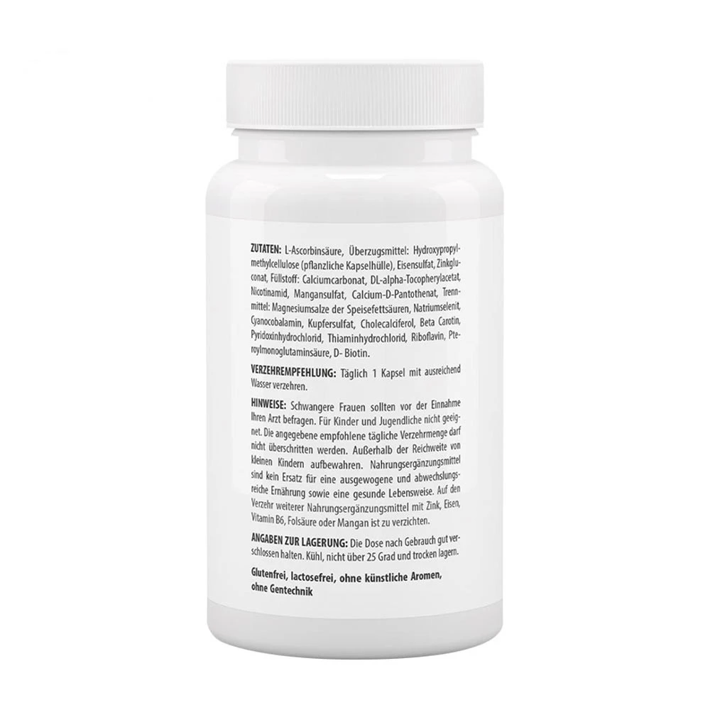 Vitaworld – Multiplex A-Z Uden Vitamin K – 120 capsules - Image 3