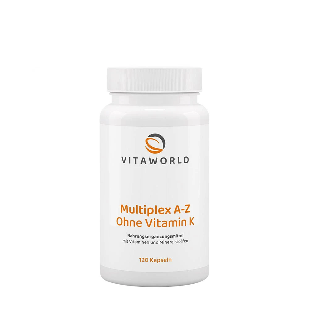 Vitaworld Multiplex A-Z Without Vitamin K (120 Capsules)
