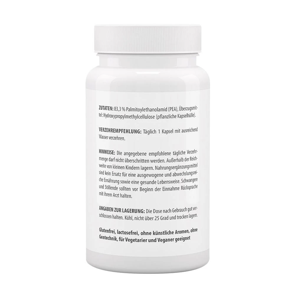 Vitaworld – PEA 600 mg Palmitoylethanolamid – 90 kapsler - Image 3