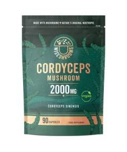 WISESHROOMS Cordyceps 2000 mg (90 caps)