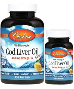 Wild Norwegian Cod Liver Oil Gems